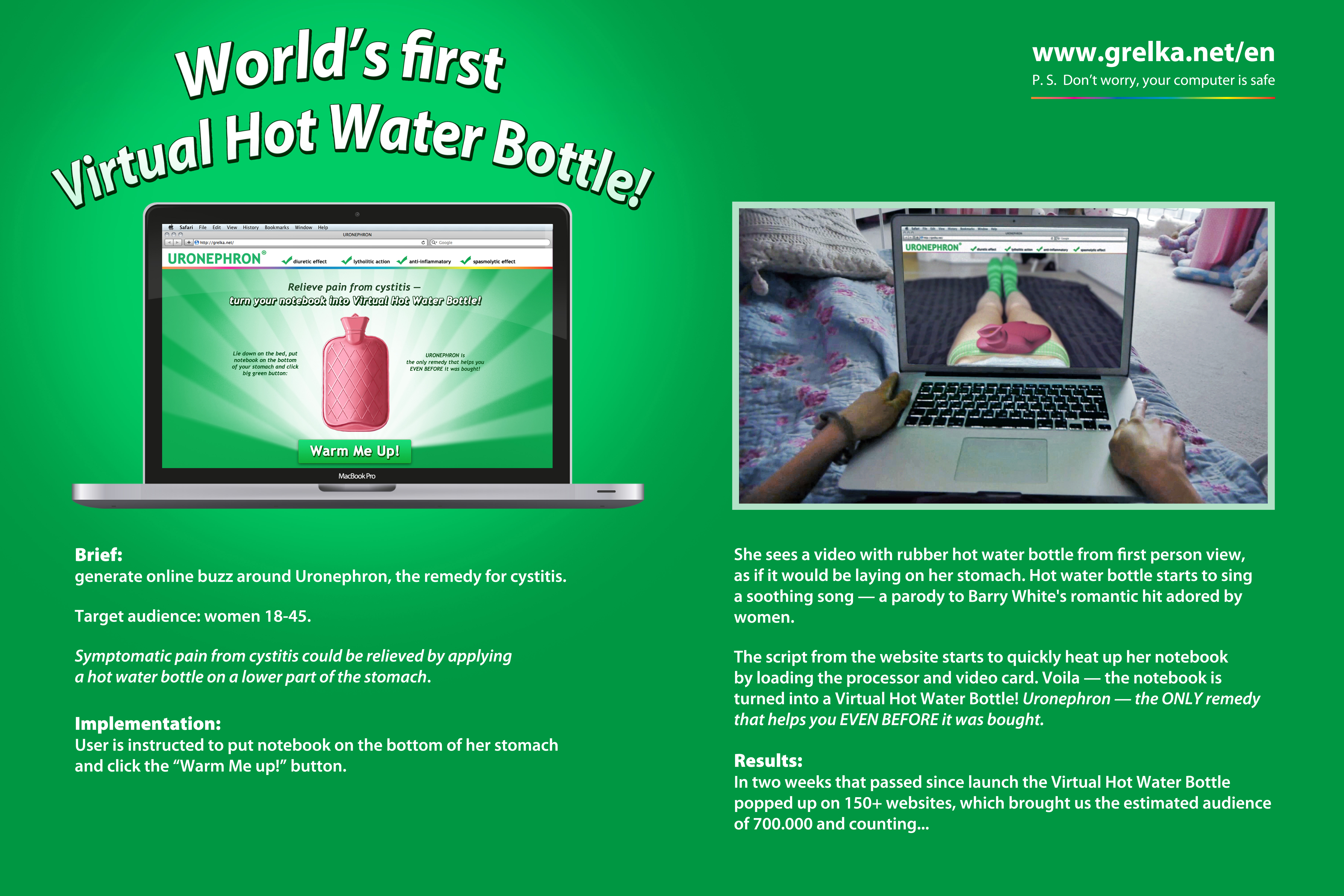 Virtual Hot Water Bottle  