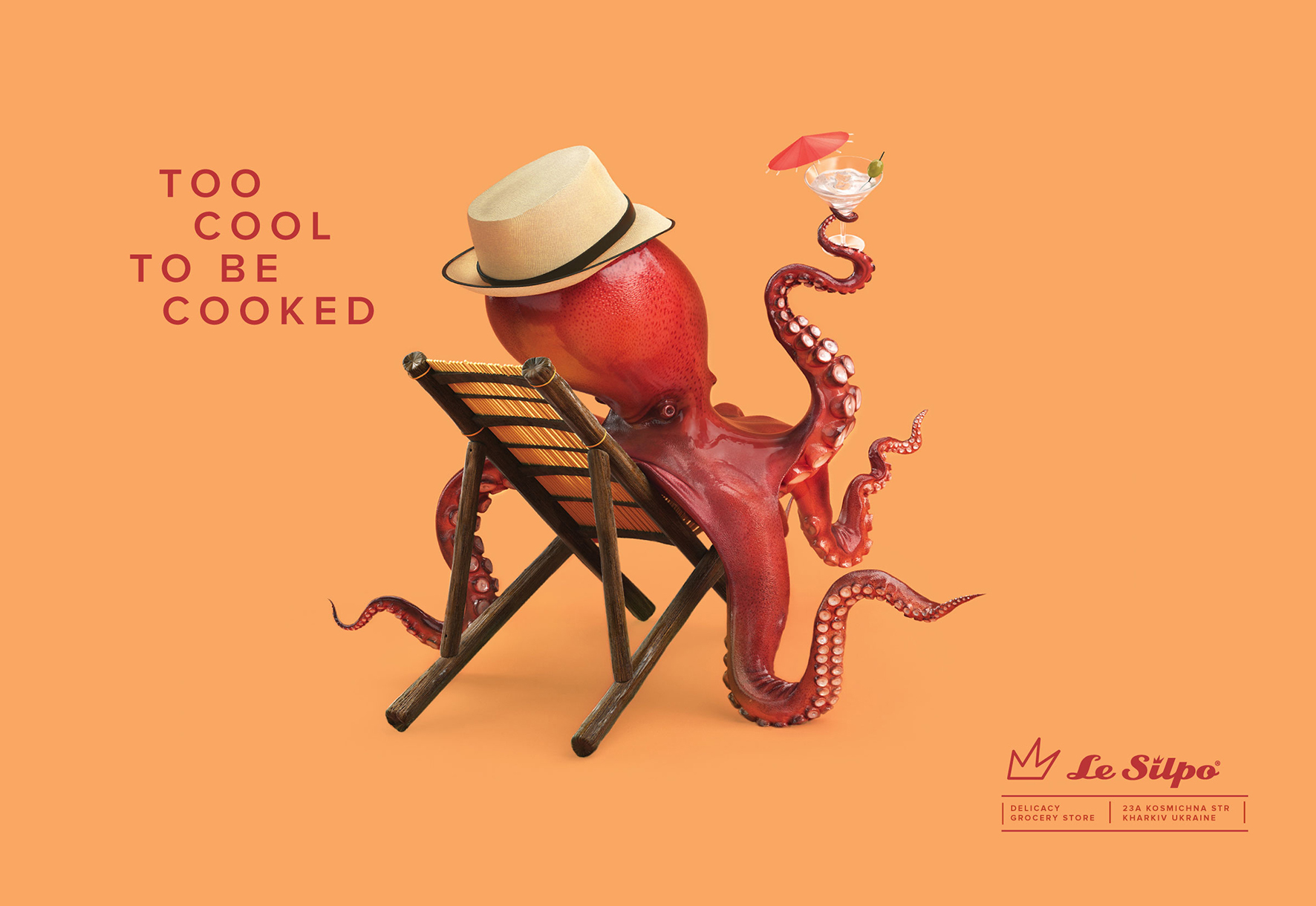 Too Cool To Be Cooked. Octopus