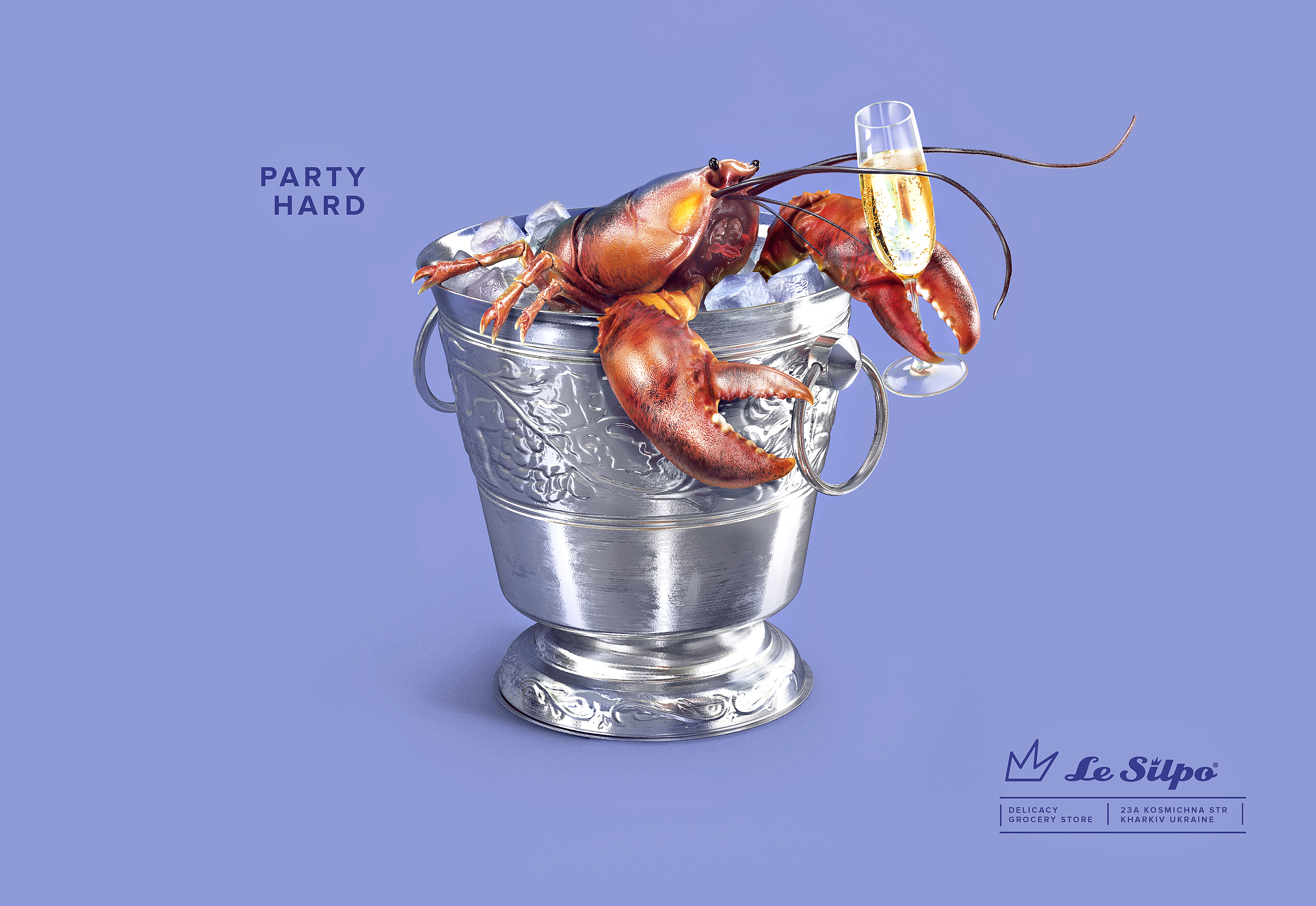 Party Hard. Lobster
