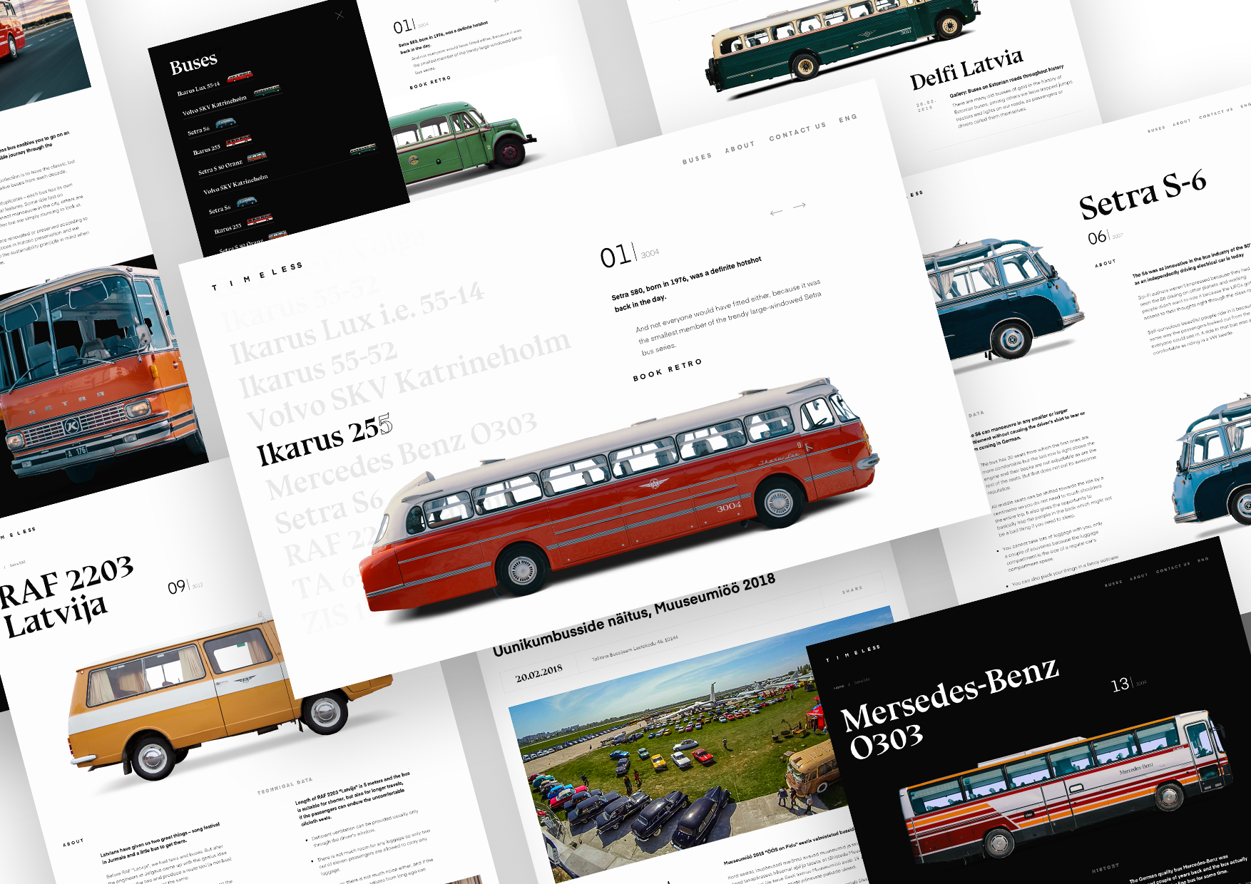 Timeless Buses – Web Site
